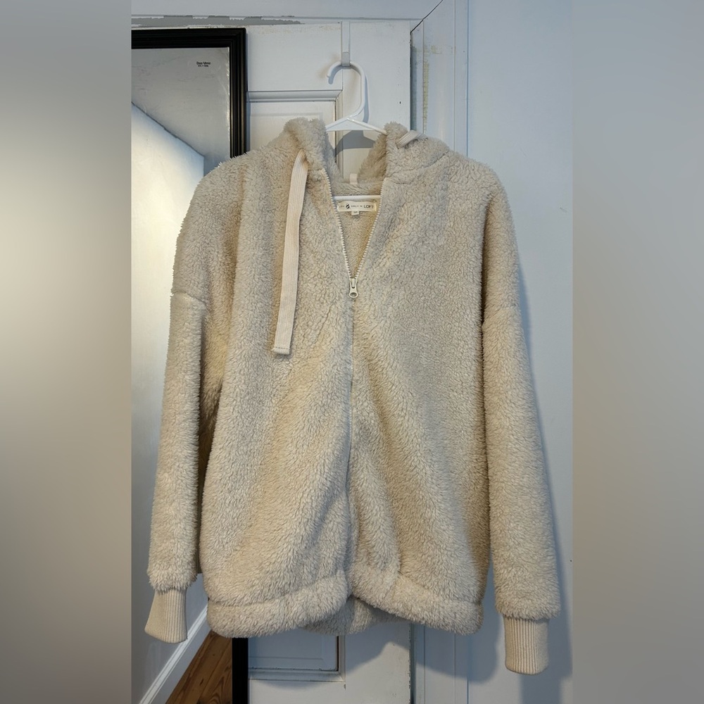Lou & Grey Cream Teddy Jacket